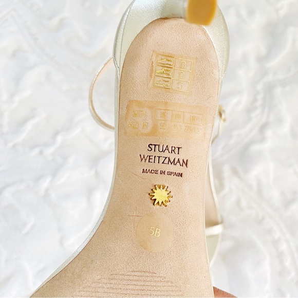 Stuart Weitzman Nudistcurve Heels Size 5 New $475 - Picture 10 of 10